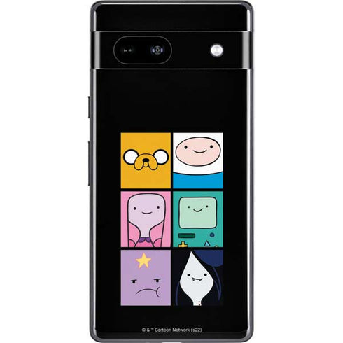 Adult Swim Adventure Time Character Tiles Google Pixel 7a Skin